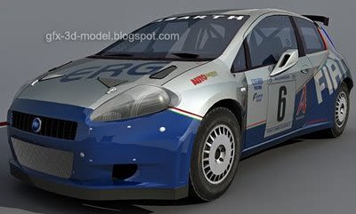 Fiat Grande Punto 3d model