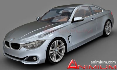 BMW 4 3d model