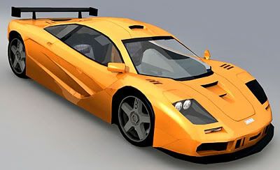 McLaren F1 LM – Lowpoly