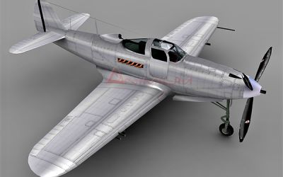 Bell P-39 Airacobra 3d model