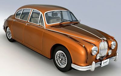 Jaguar MK2 3d model