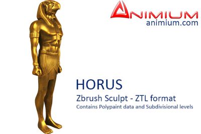 Horus 3d model
