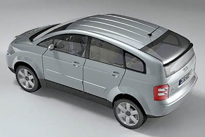 Audi A2 3d model