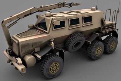 Buffalo mrap 3d model