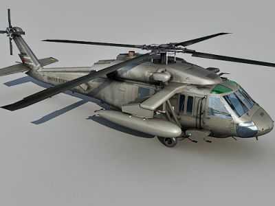 uh60 Blackhawk 3d model