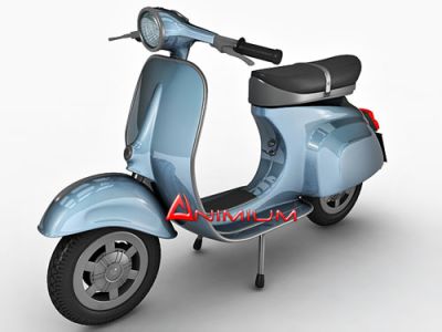 vespa scooter 3d model