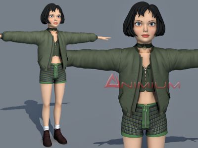 Mathilda CG Character for 3dsmax