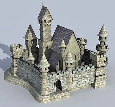 castle 3d model