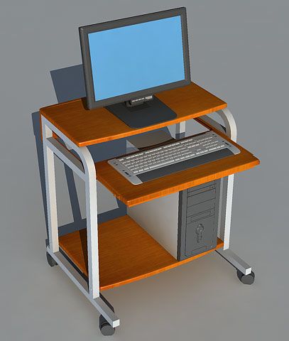 Computer 3d model