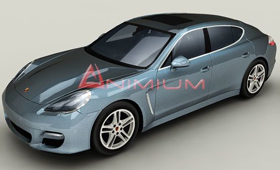 Porsche Panamera 3d model