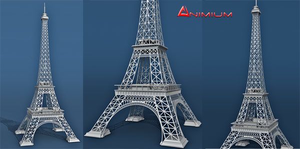 Eiffel Tower 3d model