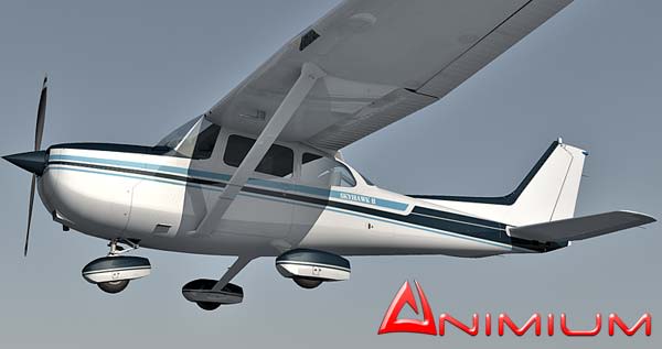 Cessna 172 Skyhawk 3d model