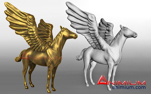 Pegasus 3d model
