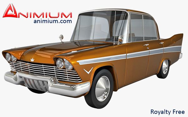 Cartoon Car 3d model