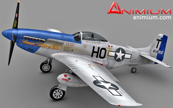 P-51D Mustang 3d model