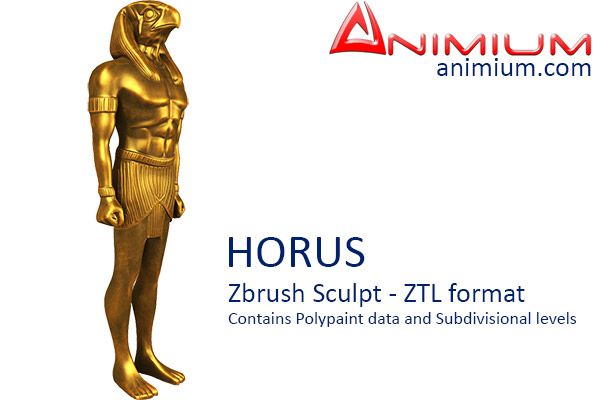 Horus 3d model