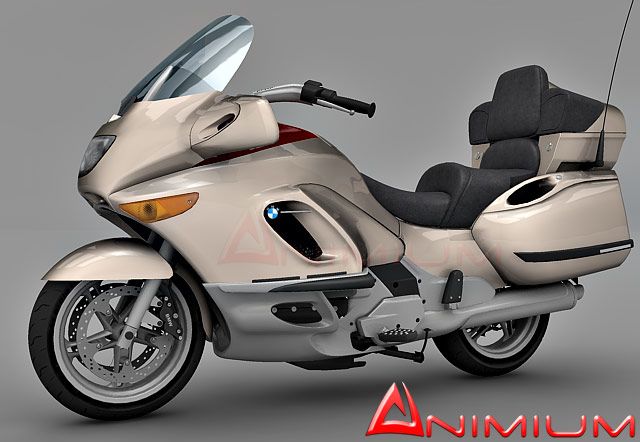 BMW K1200LT Bike 3d model