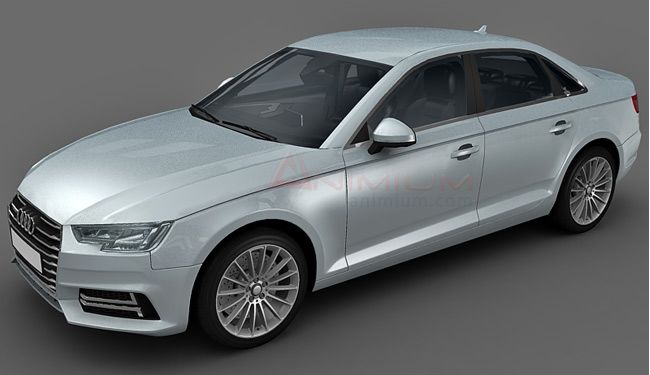 Audi A4 2017 3d model