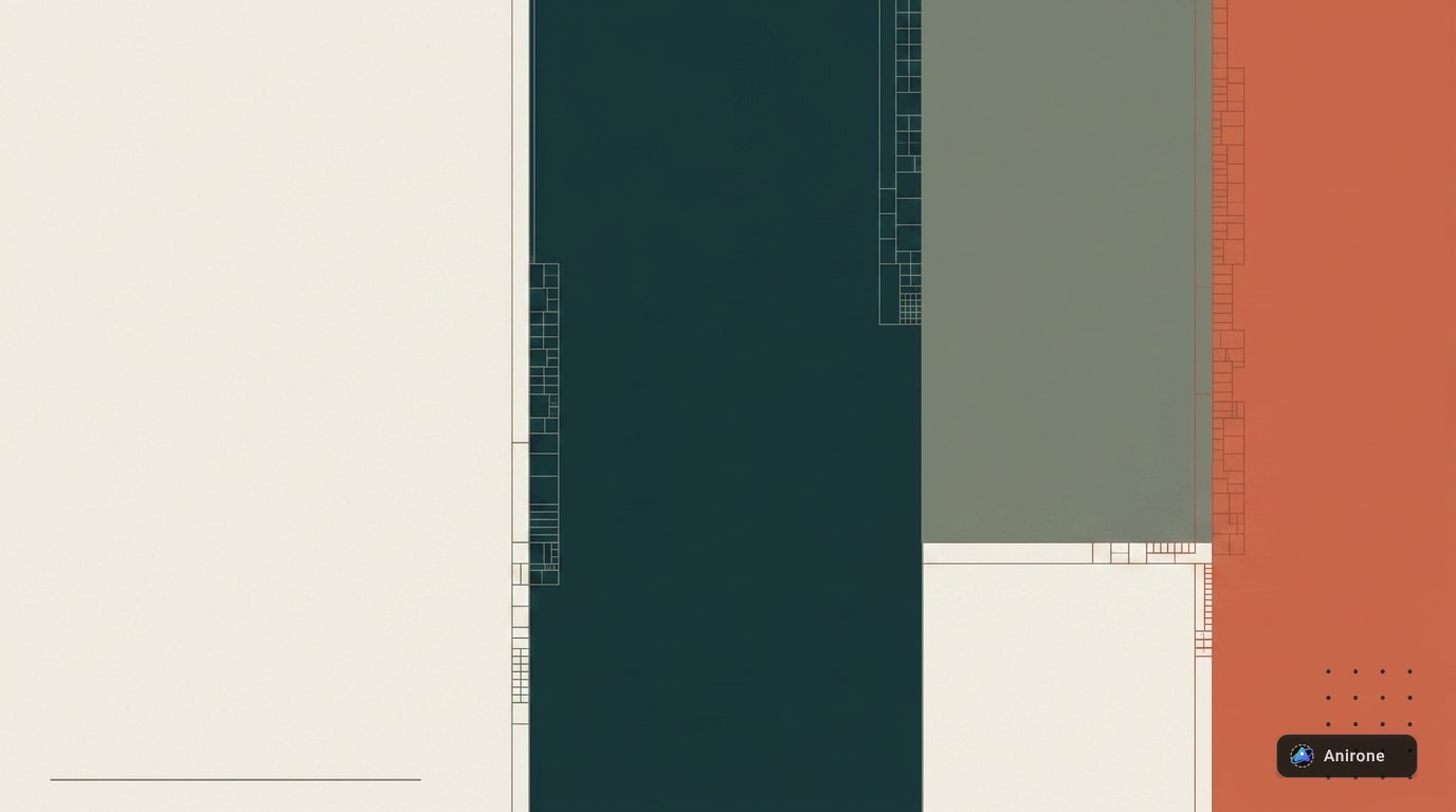 Bauhaus modernist modular grid blocks representing zero-copy FlatBuffer memory partitions