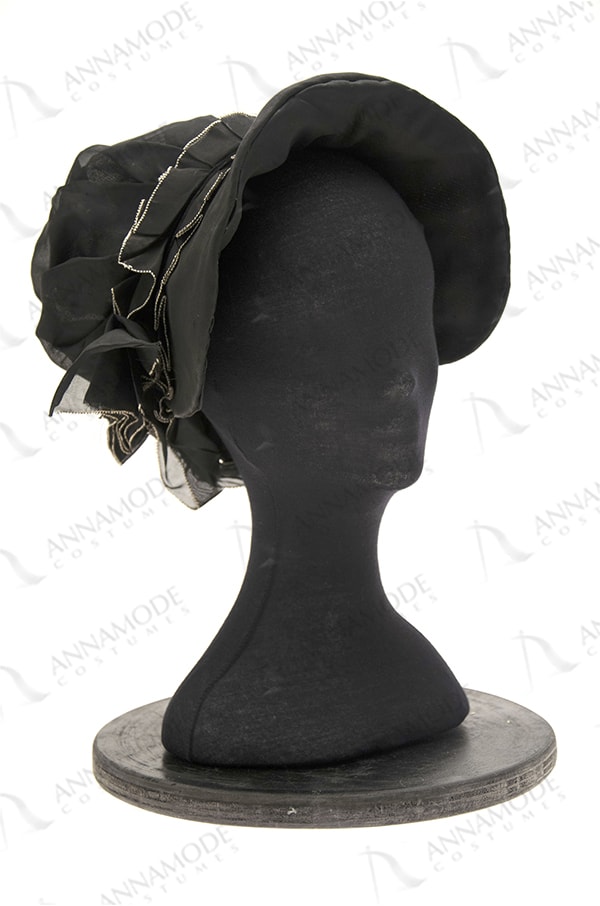 Woman BONNET 1770 - 1790 | ANNAMODECOSTUMES - since 1946