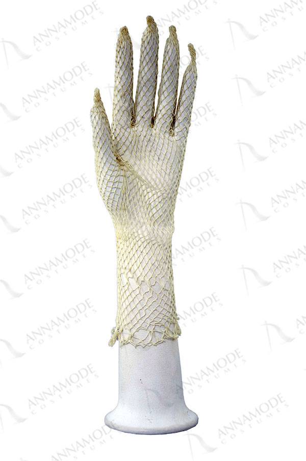 Woman GLOVES 1840 - 1860  ANNAMODECOSTUMES - since 1946