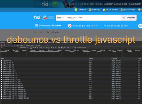 debounce vs throttle javascript