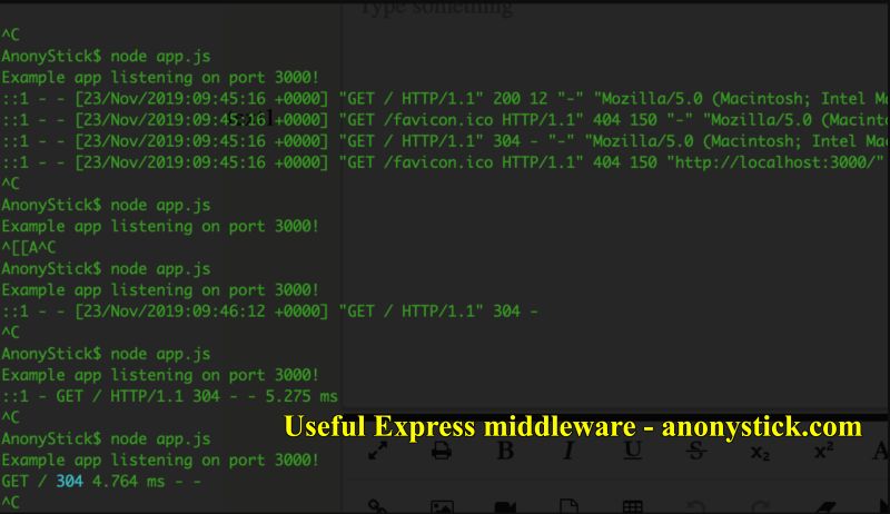 3 middleware hữu ích khi sử dụng express rest api