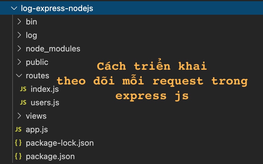 Cách triển khai theo dõi mỗi request trong express js (kèm code)