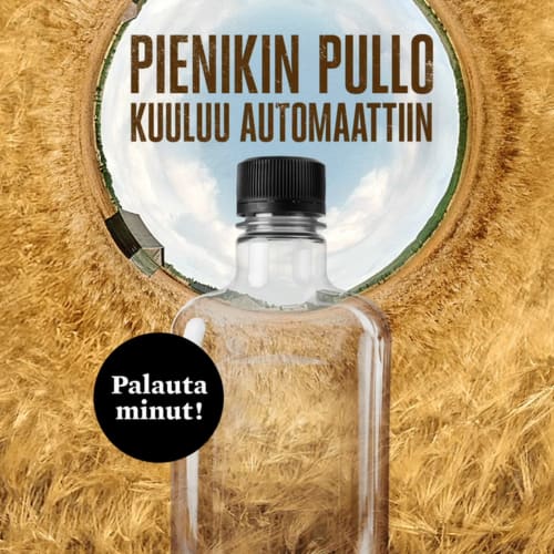 Pienikin pullo kuuluu automaattiin