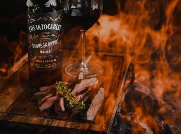 Bourbon marinoitu entrecote