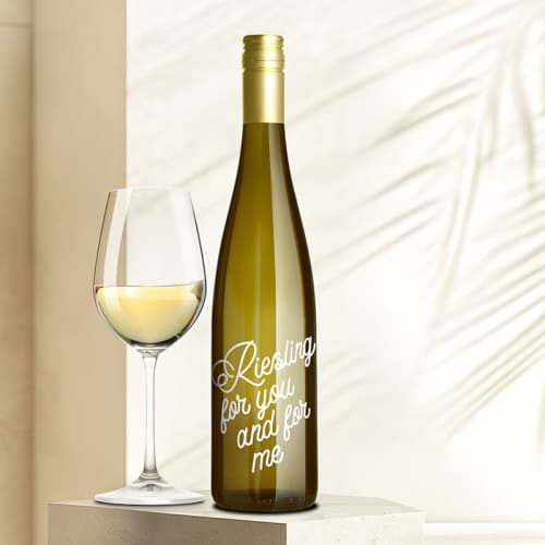 Riesling for you and for me.
