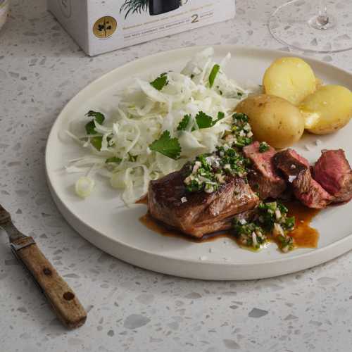 lammfilé med potatis
