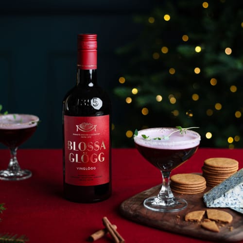 Glögg Martini med Blossa Vinglögg.