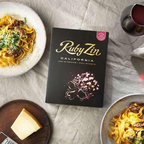 Pasta al Ragu med Ruby Zin.