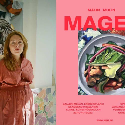 Malin Molin aktuell med konstutställningen Magen