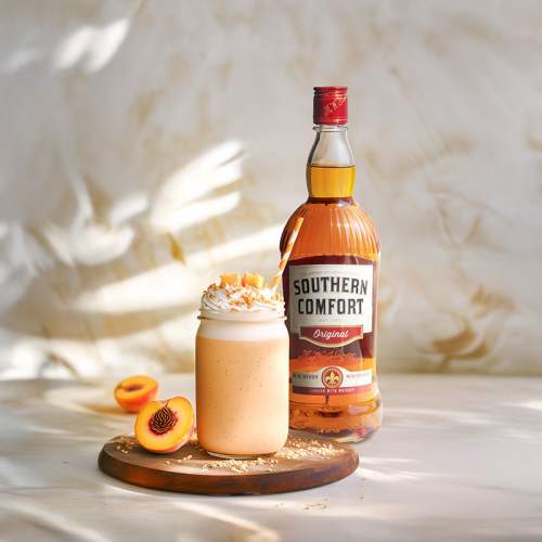 Peach Melba Cocktail