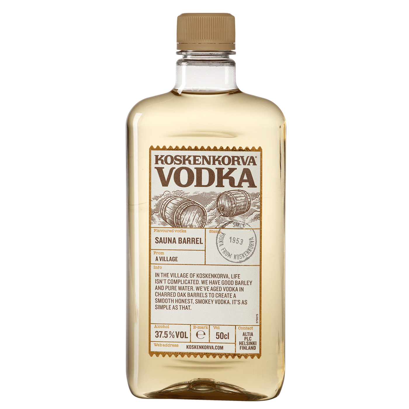 Koskenkorva Vodka Sauna Barrel PET | Joogikultuur