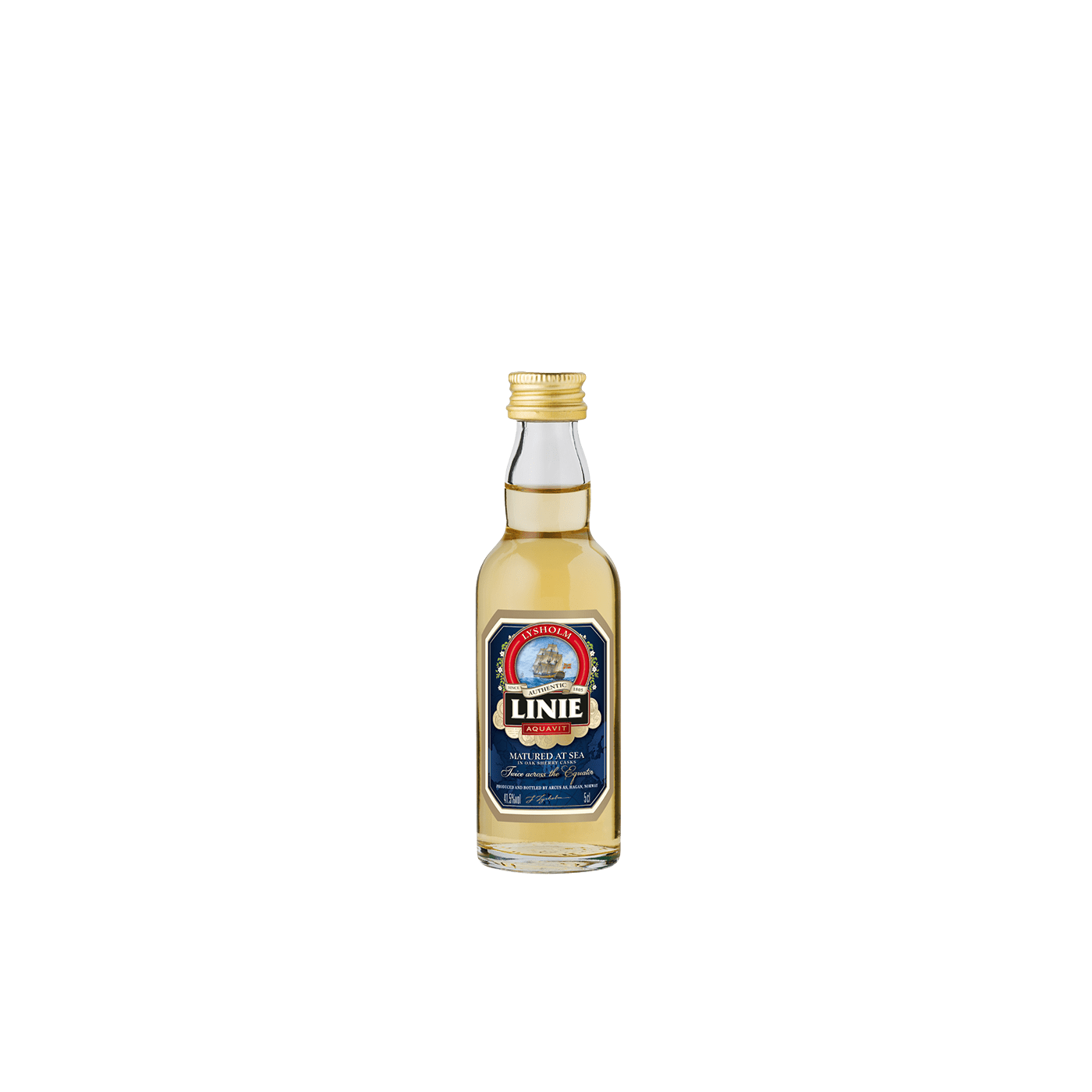 Linie Aquavit Original Miniature 41,5% 5 cl | Nordic Spirits | Nordic  Spirits