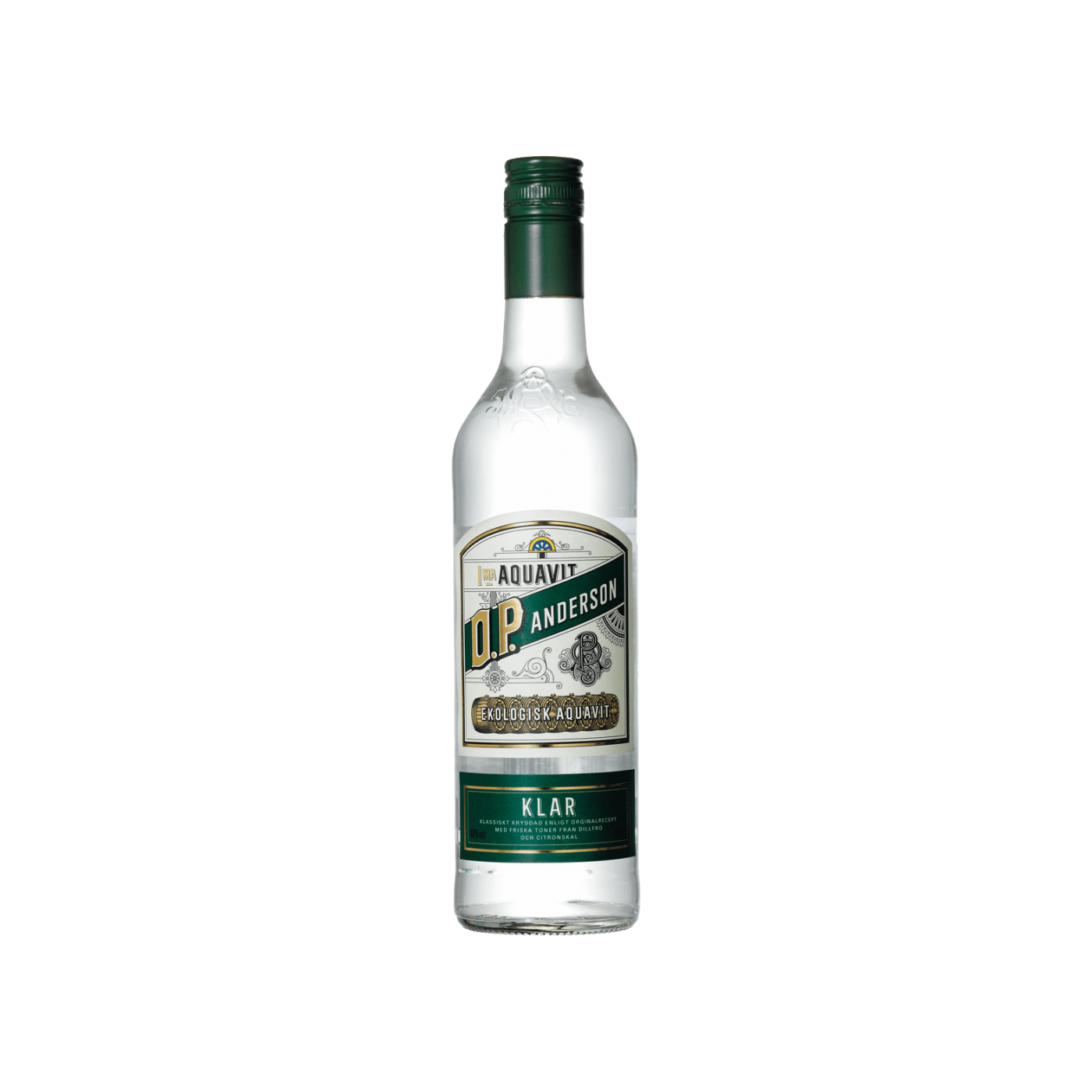 Aquavit | cl Spirits Spirits Nordic Anderson Nordic 40% 70 Klar O.P. |