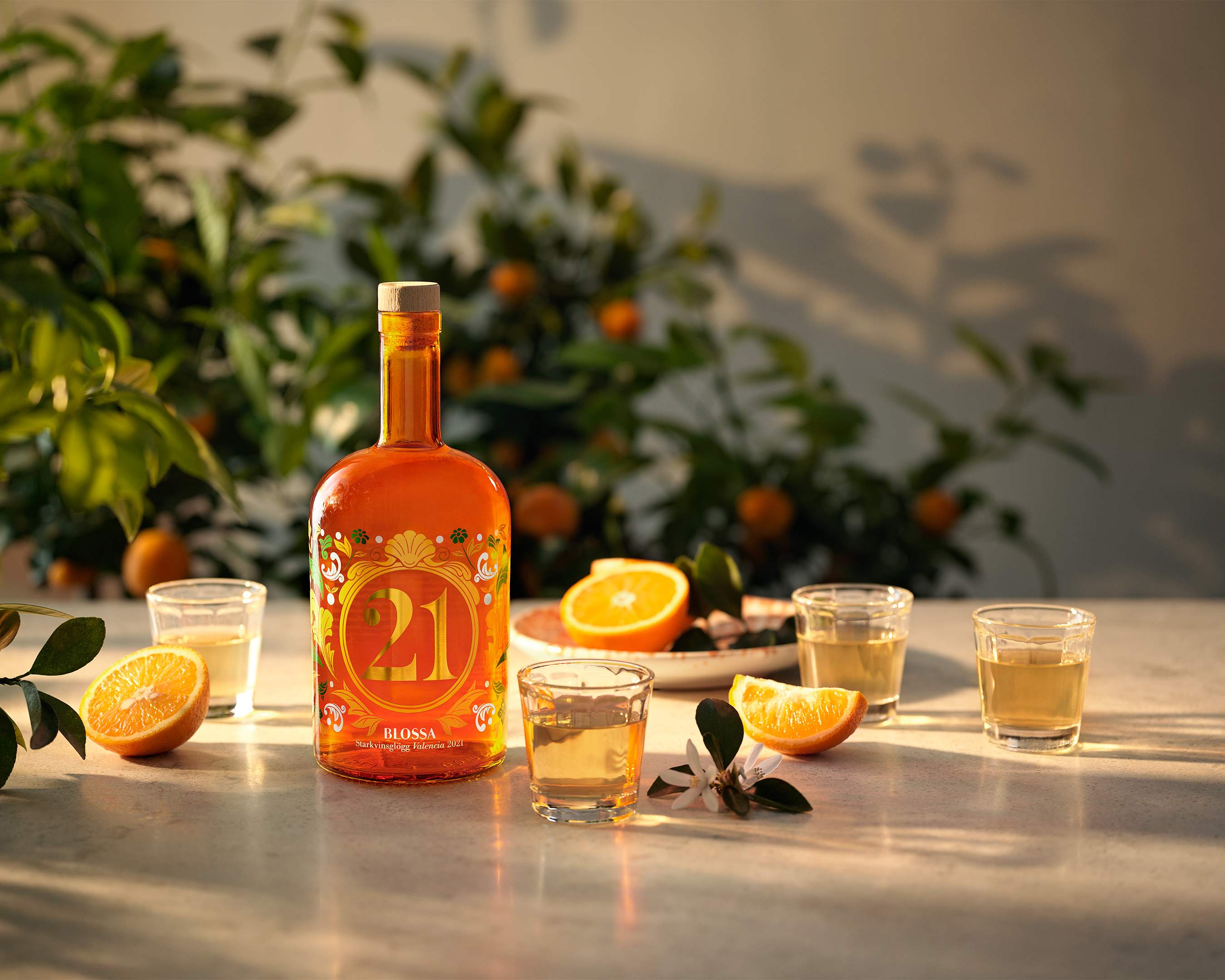 Blossa 21 vintage glögg is inspired by Valencia and sun-ripened