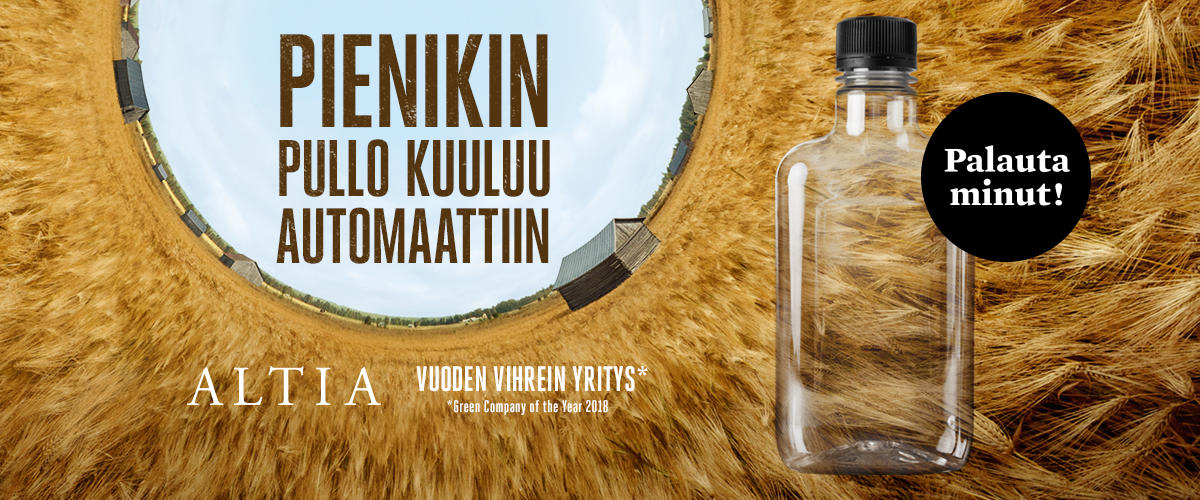 Also small bottles belong in the deposit system