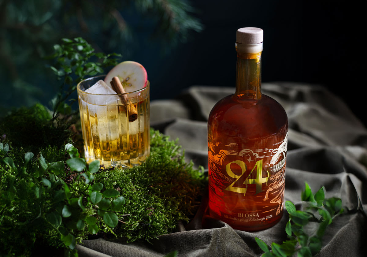 Apple drink with Blossa 24.