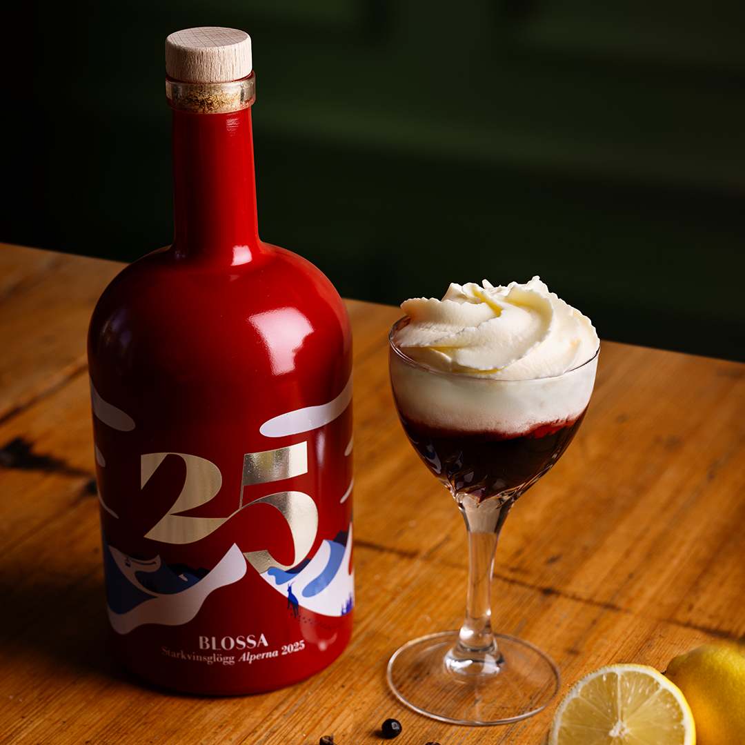 Blossa 25 glögi sidrunimaitselise vahukoorega
