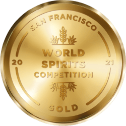 San Francisco World Spirits Competition 2021 gold award