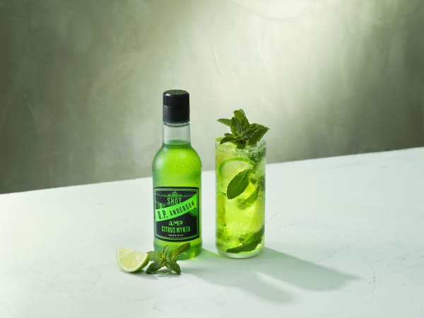 AMP Lazy Mojito, med flaska.