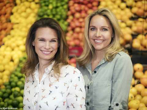 Lina Nertby och Mia Clase, författare till Food Pharmacy