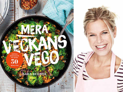 Kokboken Mera veckans vego och Sara Begner