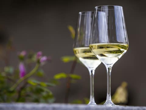 Riesling i vinglas