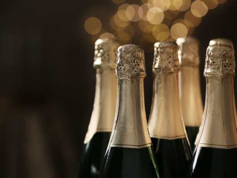 Champagneflaskor - bästa bubblet till nyår