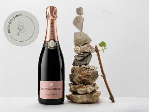 Folk o folk prover Louis Roederer Brut Rosé 2017.